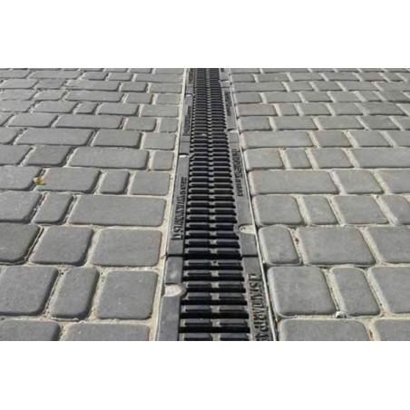 Polimerbetonski kanal FB PRO D400 DN100 H210 sa pocinkovanim rubom