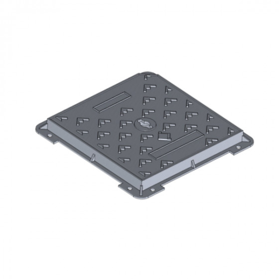 Manhole cover C250 overall size 390x390