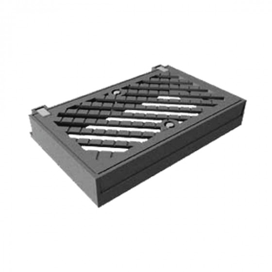 Cast iron hinged grate 400X600
