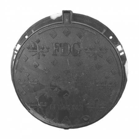 Manhole cover D400 Ф600  with locking system