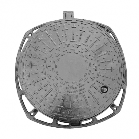 Manhole cover D400 Ф600 H100 with locking system