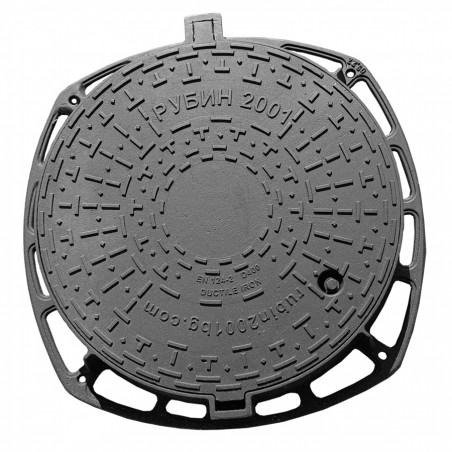 Manhole cover Ø600 D400 /P/ H100 /RUBIN 2001/