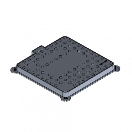 Manhole cover C250 overall size 500x500 H54