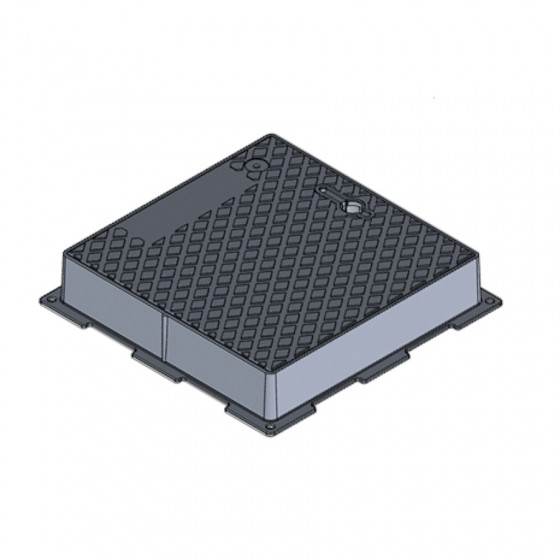 Manhole cover D400 overall size 500x500
