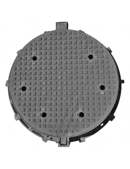 Capac de canal Ø800 D400 /М/ cu orificii H100