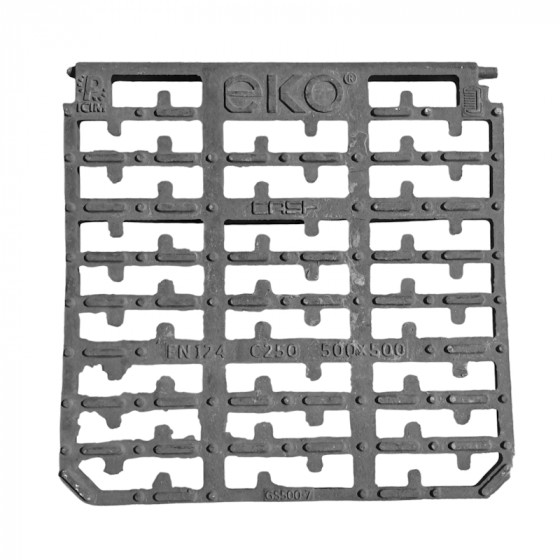 Cast iron sewage grate 500х500/C250 without frame