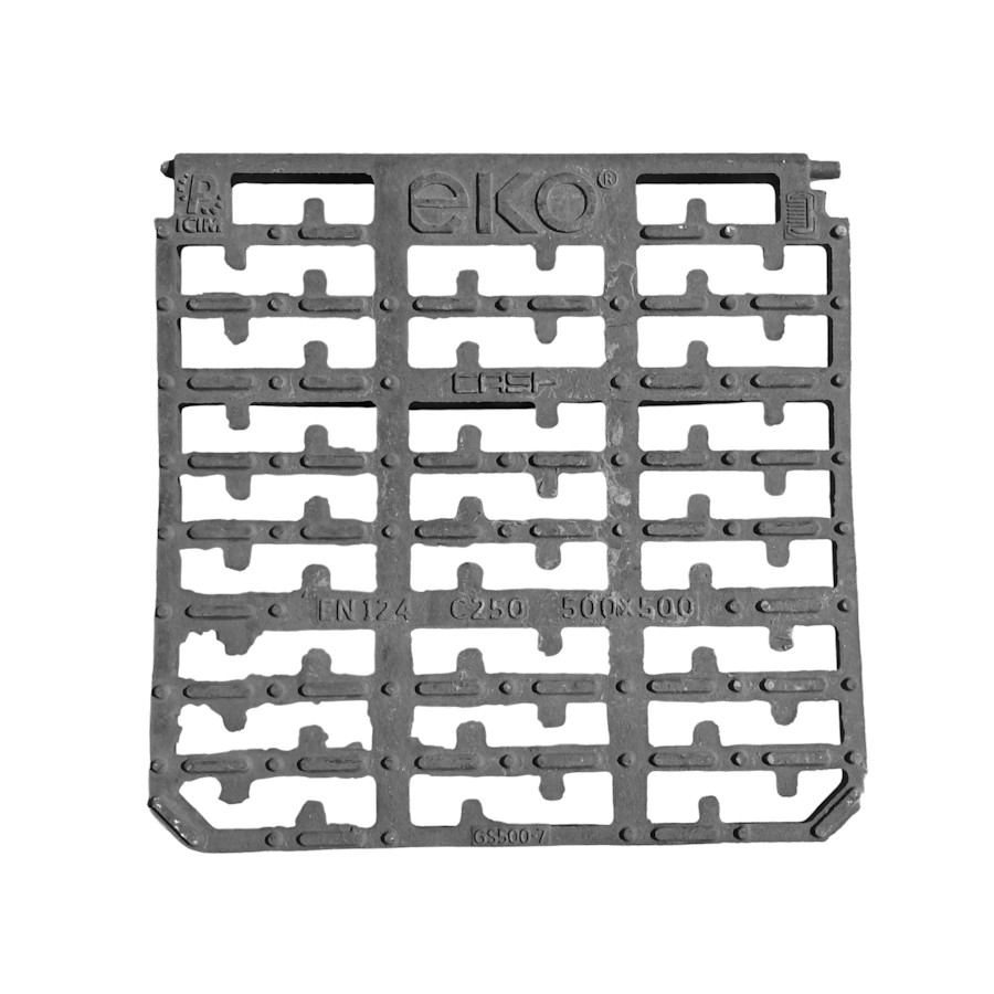 Cast iron sewage grate 500х500/C250 without frame
