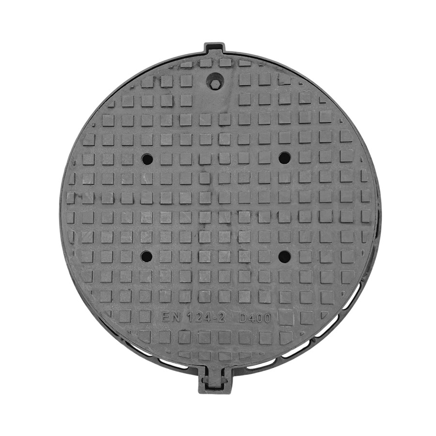 Capac de canal Ø800 D400 /P/ cu orificii H100