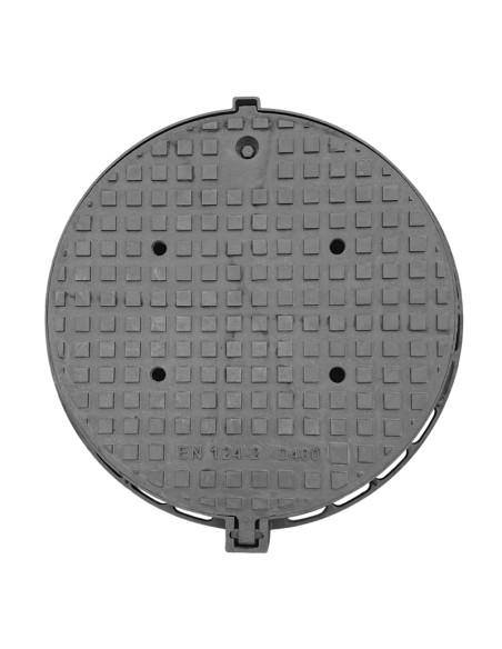 Capac de canal Ø800 D400 /P/ cu orificii H100