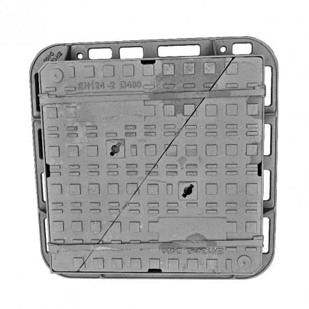 Manhole cover D400 740x740 /602x602 clear size/