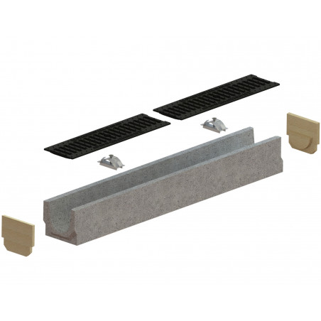 Polimerbetonski kanal FB BASE C250 DN100 H125